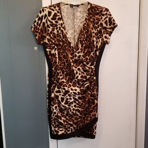 Animal print dress